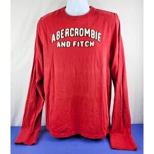 Vintage Abercrombie & Fitch Shirt Mens XL Muscle Crew Embroidery 90s Y2K